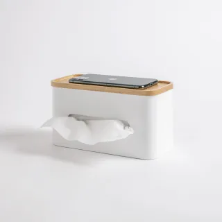 【HOLA】Ink 鐵線收納衛生紙盒 -白
