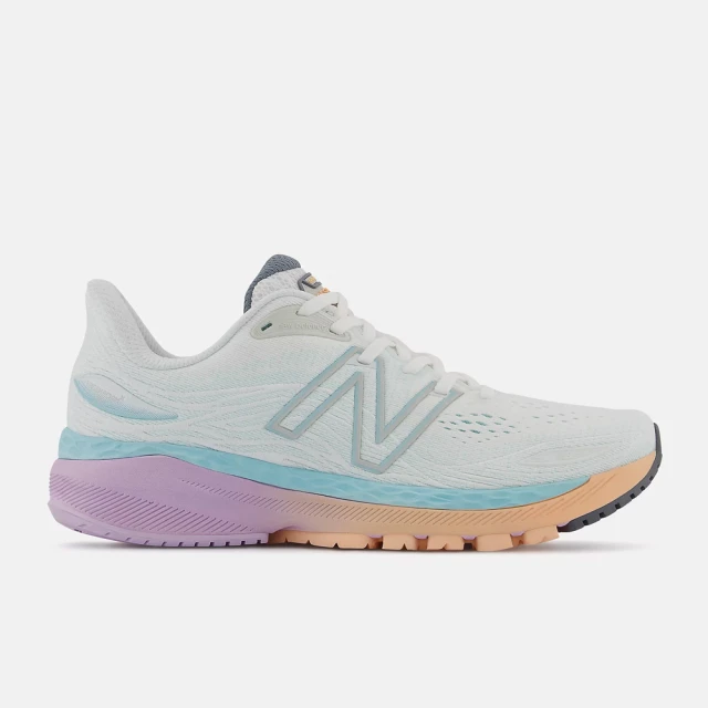 【NEW BALANCE】慢跑鞋 運動鞋 NB 慢跑鞋 女 白 冰藍 藍(W860W12-D)-momo購物網