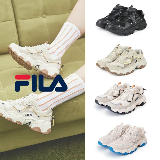 福利品【FILA】女 復古慢跑鞋 老爹鞋 貓爪鞋FLUID(共4色)