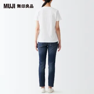 【MUJI 無印良品】女有機棉天竺V領短袖T恤(共3色)