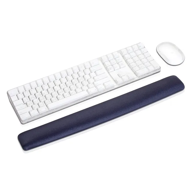 【YADI】高緩壓機能、護腕鍵盤墊(藍黑)