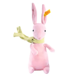 【STEIFF德國金耳釦泰迪熊】Crazy Rabbit 瘋狂兔(動物王國_黃標)