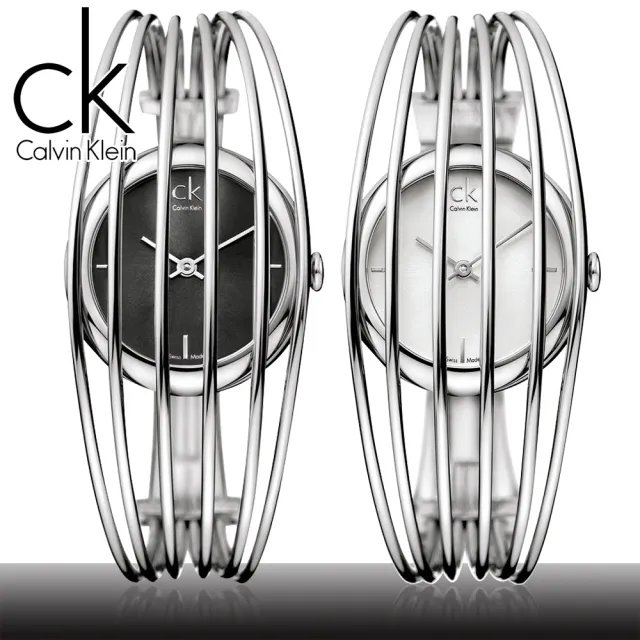 【瑞士 CK手錶 Calvin Klein】FLY飛翔多環名媛造型錶(K9924107-K9924120)
