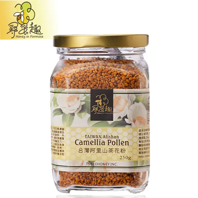 【尋蜜趣】台灣阿里山茶花粉(250g/罐)