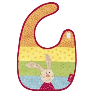 【德國Sigikid】嬰兒圍兜-彩虹兔(服飾配件)
