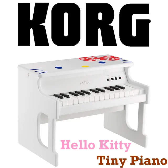 KORG Tiny Piano 迷你25鍵電鋼琴Hello Kitty限量版 / 白色 公司貨