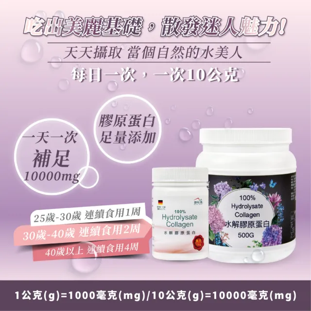 【御松田】100%水解膠原蛋白粉末家庭號-1瓶(500g/瓶)