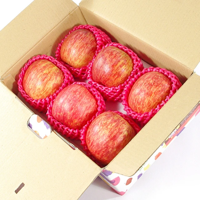 愛蜜果 大梨山區 福壽山紅金冠蘋果15顆禮盒X1盒(3斤±5