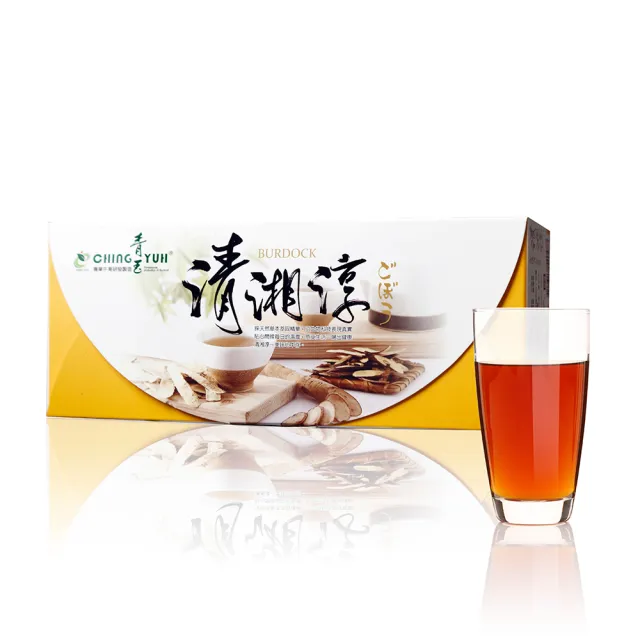 【青玉牛蒡茶】清湘淳白鶴靈芝草牛蒡茶包x1盒(6gx16包/盒)