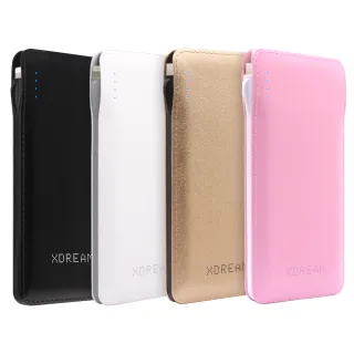【XDREAM】12000mAh Leader QC3.0快充3合1帶線 燈號顯示行動電源(4色)
