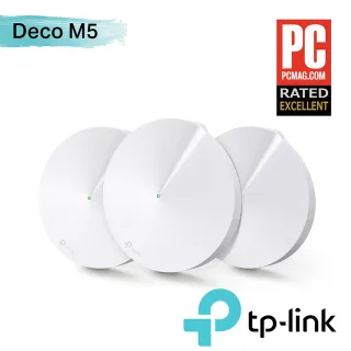 【TP-Link】Deco M5 Mesh AC1300 Wi-Fi系統無線網狀路由器-3入(分享器)