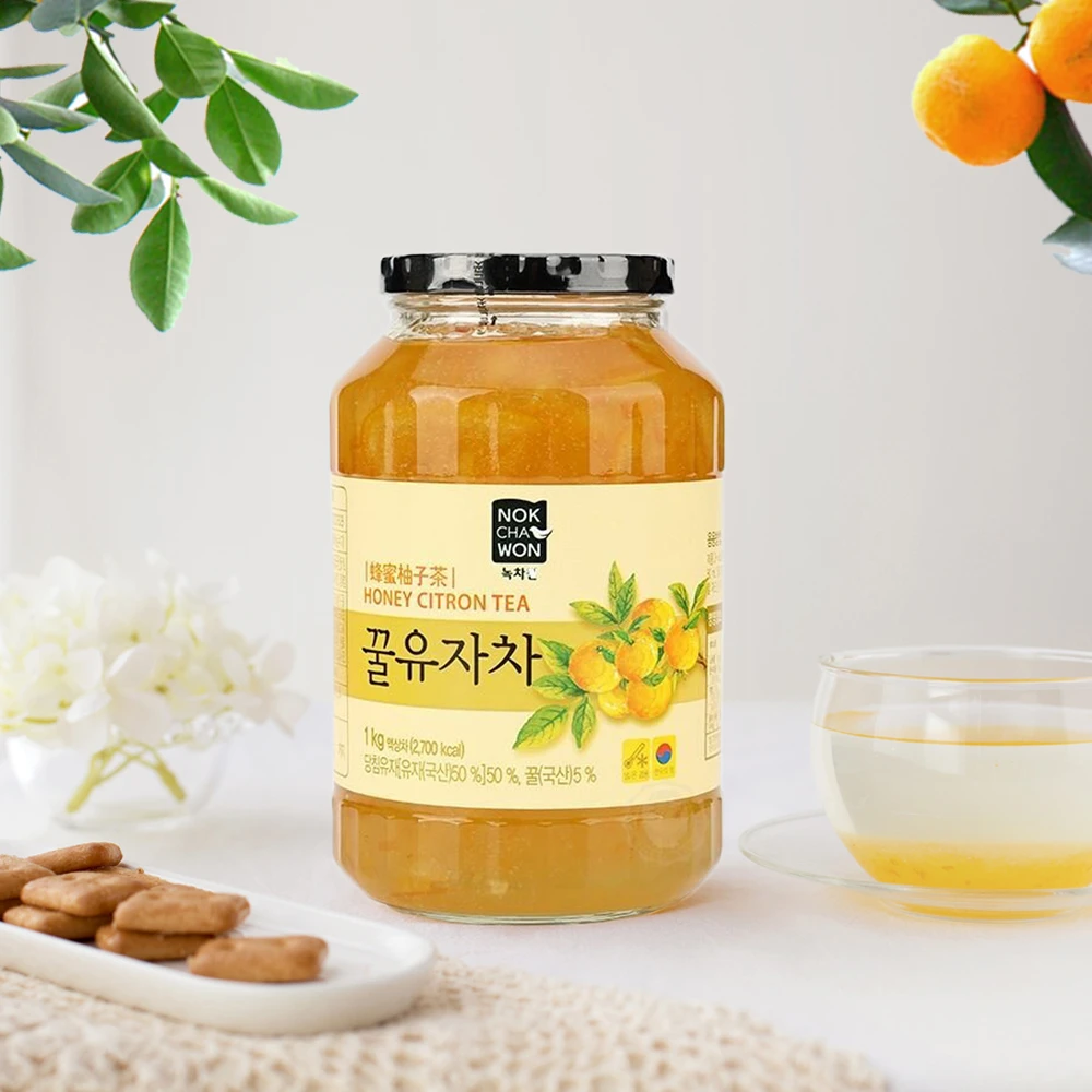 韓國蜂蜜柚子茶 1kg×1罐(中秋送禮 禮品 禮盒 伴手禮)