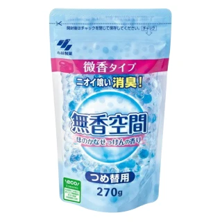 無香空間室內除臭劑-皂香270g(補充包)