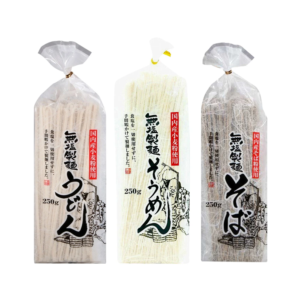 【日本 葵食品】無鹽製麵 烏龍麵蕎麥麵 麵條 250g
