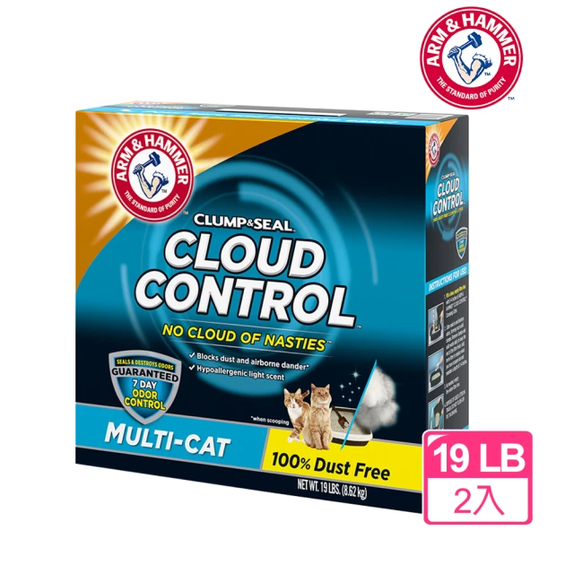 ARM&HAMMER 鐵鎚 頂級除臭貓砂19LB(8.62k