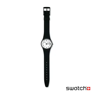 【SWATCH】原創系列手錶 ONCE AGAIN 再一次黑(34mm)