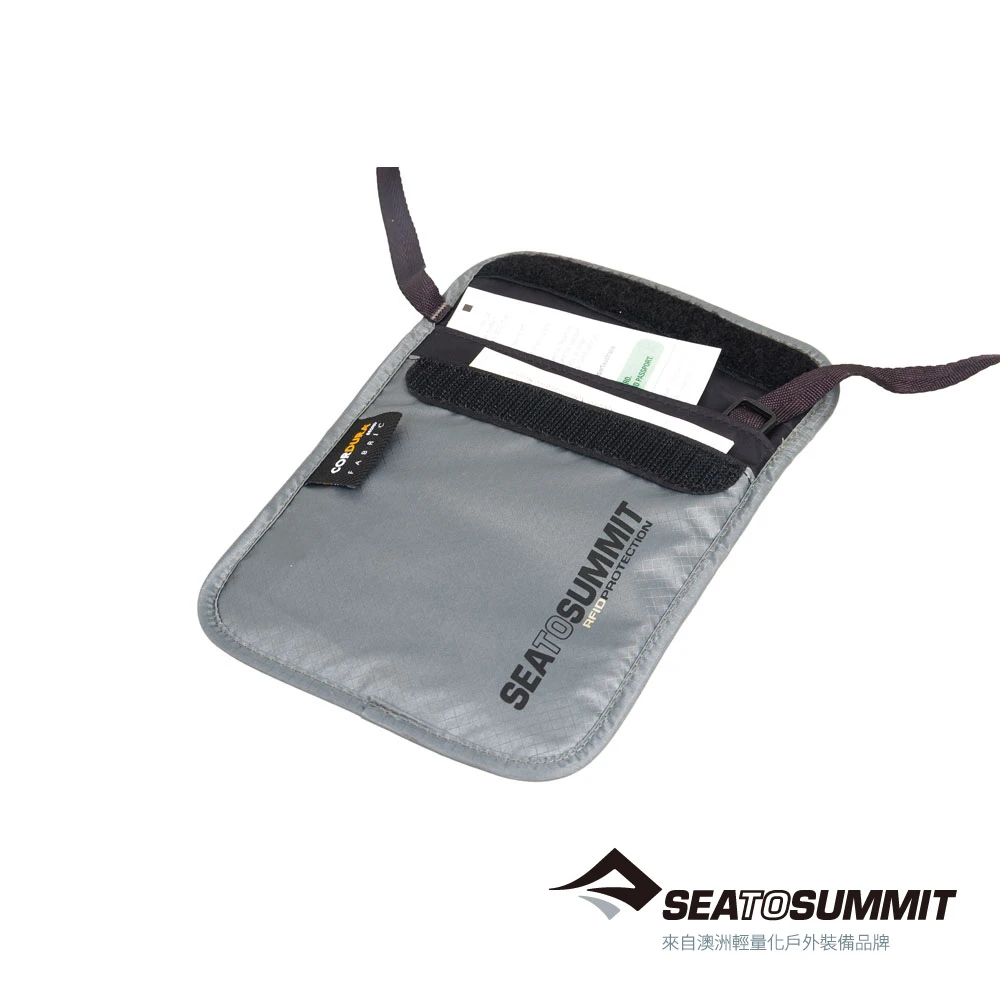 RFID 旅行安全頸掛式證件袋 2袋口(STSATLNPRFIDS/防盜)