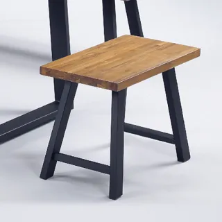 【AS】里恩柚木實木小板凳-60x30x45cm