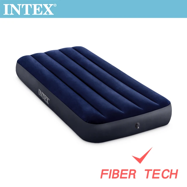 INTEX TPU充氣床附USB電動充氣幫浦-單人加大寬99