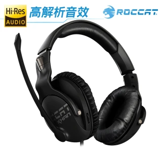 KHAN PRO 悍音系列 專業版高解析電競耳機-黑(全球第一款Hi-Res電競耳機)