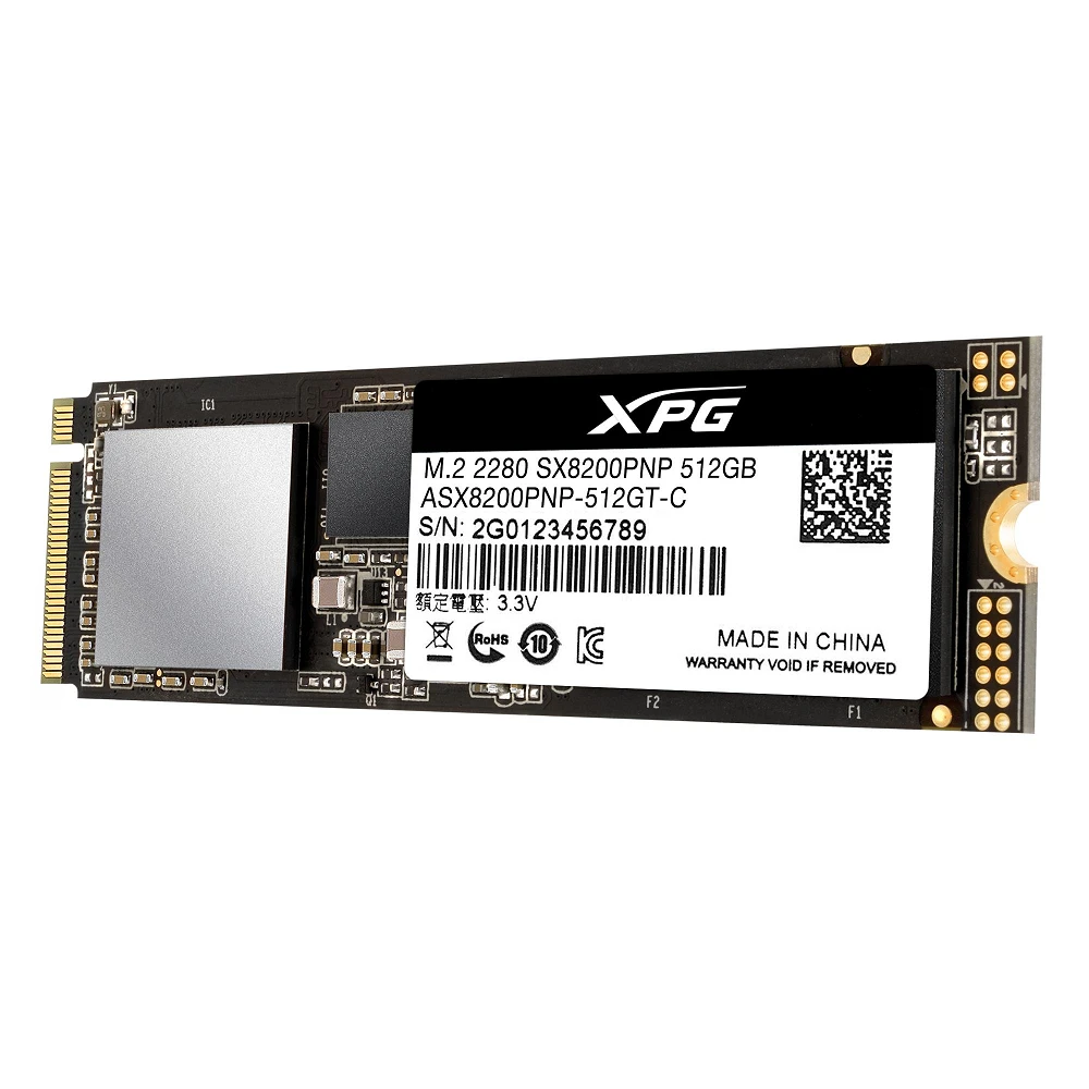 【ADATA 威剛】XPG SX8200Pro_512G M.2 2280 PCIe TLC固態硬碟(讀：3500M寫：3000M)