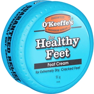 【美國 OKeeffes 歐肌膚】歐肌膚滋潤護足霜-罐裝 91g(無香料無香味)
