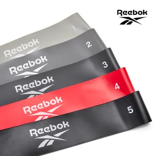 【REEBOK】專業訓練環狀彈力帶5入(RATB-20034)