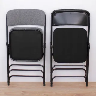 【美佳居】厚型布面沙發椅座(5公分泡棉)折疊椅/餐椅/會議椅/工作椅/折合椅(二色可選)