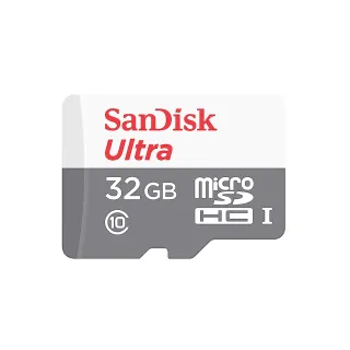 【SanDisk 晟碟】Ultra microSD UHS-I 32GB 記憶卡-白 公司貨 100MB(搭贈用)