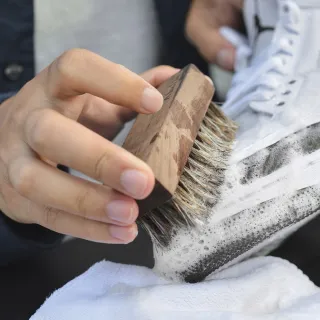 【Aholic】基本款 -清潔保養鞋刷組(頂級馬毛鞋面刷)