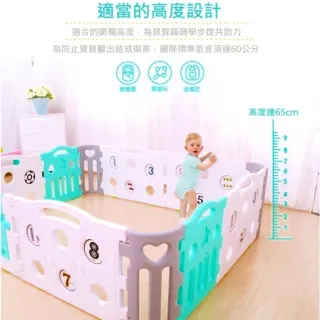 【HTGC】韓式圍欄+遊戲墊100%完美密合零縫隙(圍欄 兒童圍欄 遊戲圍欄 遊戲地墊 遊戲床)