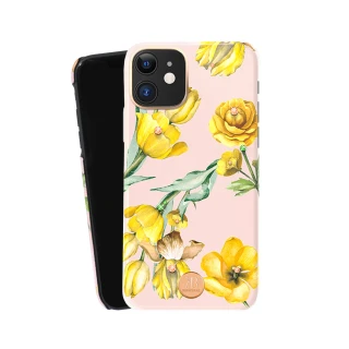 【Kingxbar】iPhone 11 / i11 6.1吋 手機殼 保護殼 施華洛世奇水鑽保護套(花季系列-迎春花)