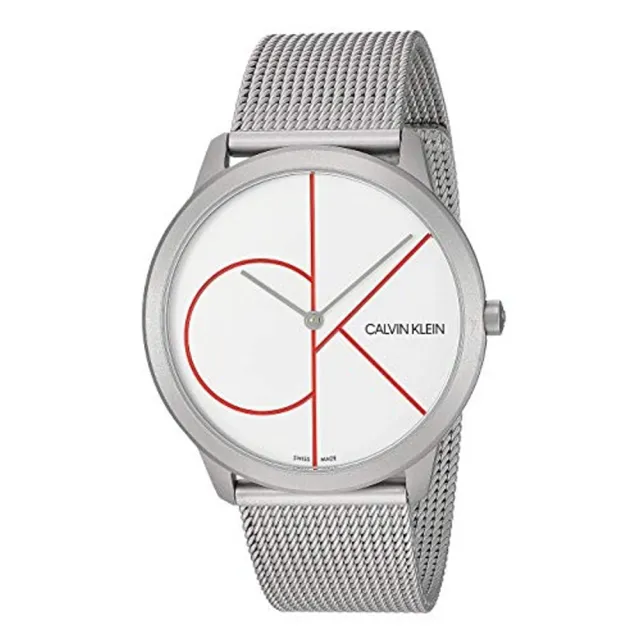 【Calvin Klein】CK 經典風格米蘭帶腕錶(K3M52152)