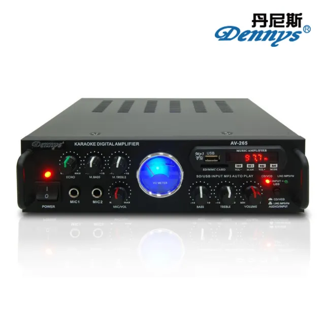 【Dennys】USB/FM/SD/MP3迷你藍牙擴大機(AV-275BT)