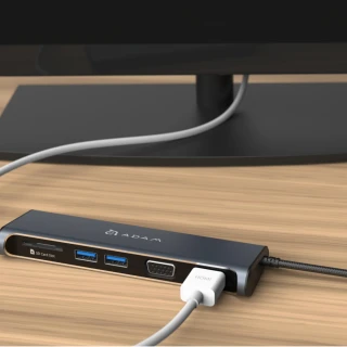 Hub A03 USB-C 5 合 1 多功能 4K 顯示轉接器(一秒擴充MacBook Air)