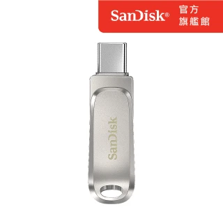 【SanDisk 晟碟】Ultra Luxe USB Type-C 256GB 雙用隨身碟(公司貨)