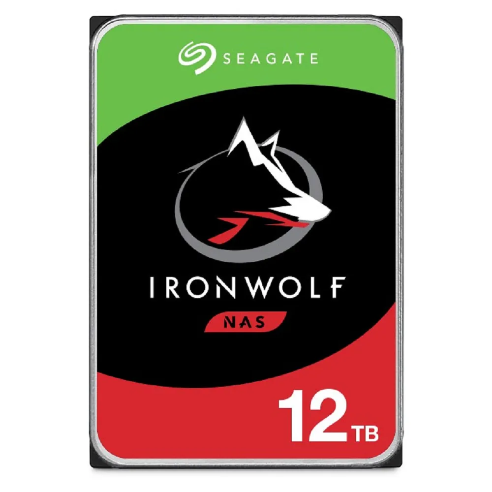 【SEAGATE 希捷】IronWolf 12TB 3.5吋 7200轉 NAS硬碟 含3年資料救援(ST12000VN0008)