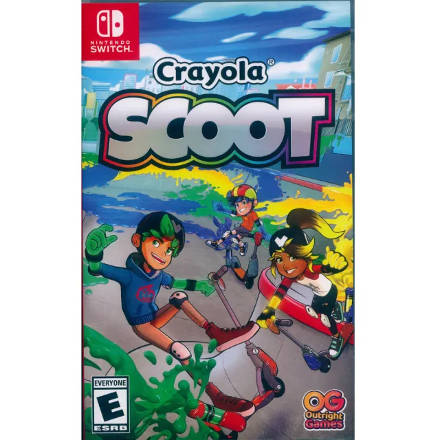 Nintendo 任天堂 Ns Switch 繪兒樂滑板車英文美版 Crayola Scoot Momo購物網 雙11優惠推薦 22年11月
