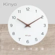 【KINYO】12吋無框超薄掛鐘(CL-209)