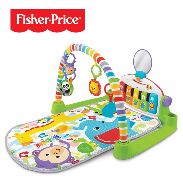 【Fisher price 費雪】可愛動物鋼琴健身器