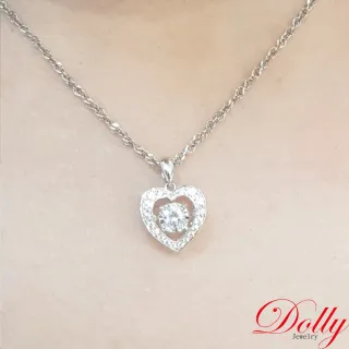 【DOLLY】14K金 0.20克拉靈動鑽石項鍊(004)