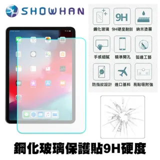 【SHOWHAN】2020/2018 iPad Pro 11吋 電競霧面9H鋼化玻璃保護貼(滿膠玻璃一體成形)