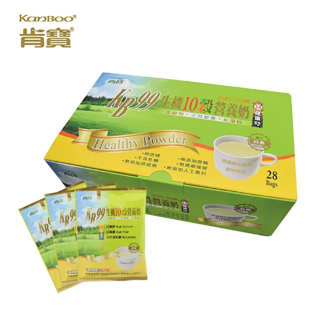 【KANBOO肯寶】生機10穀營養奶3.0(25gx28包/盒)