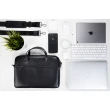 【Jokitech】13吋 13.3吋 Macbook筆電包 通用手提電腦包 黑色(事務包 公事包)