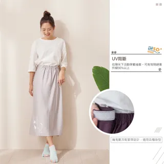 【PEILOU 貝柔】3M吸濕排汗高透氣抗UV遮陽裙(機車族必備)