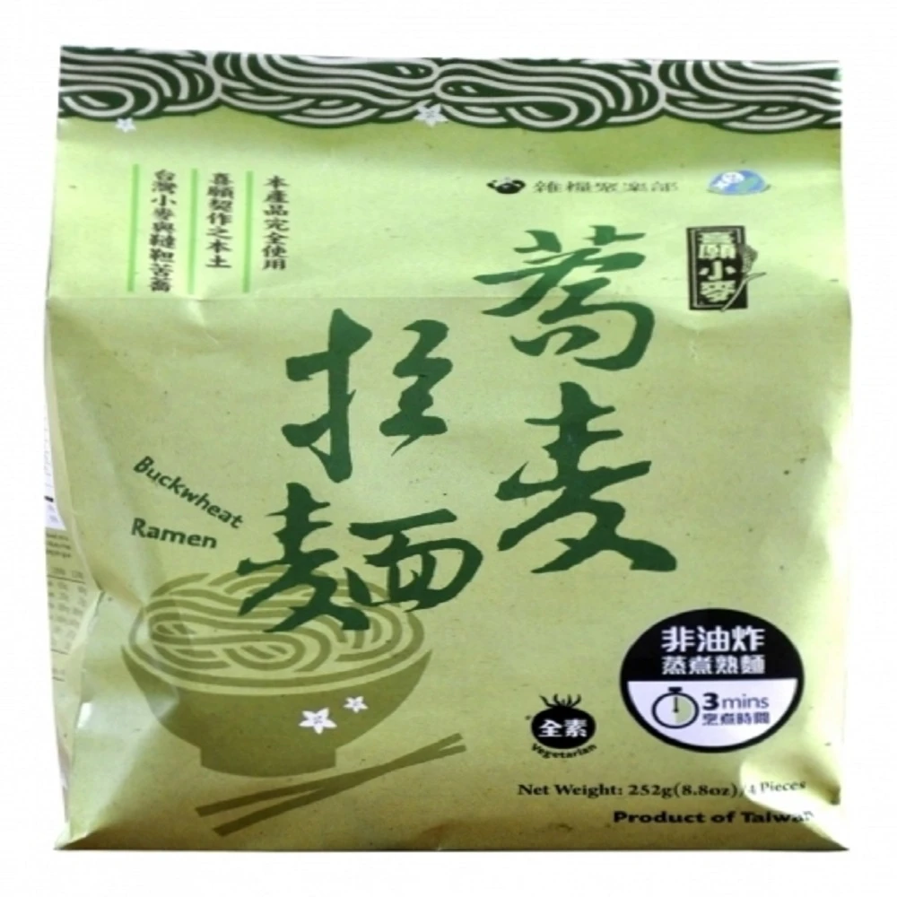【喜願】喜願蕎麥拉麵4片(袋)