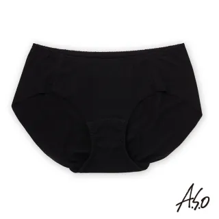 【A.S.O 阿瘦集團】負離子系列-女士無痕內褲(黑色)