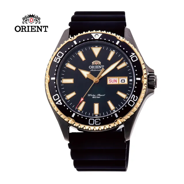 ORIENT 東方錶】ORIENT 東方錶WATER RESISTANT系列200m水鬼潛水錶膠帶