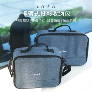 【Wanbo 萬播】攜帶式投影機收納包 適用於X1機種(MOMO獨家)