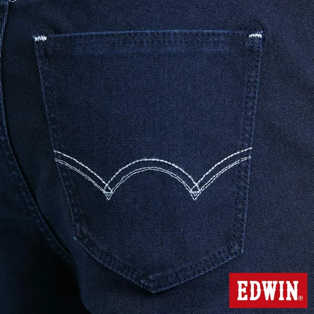 【EDWIN】JERSEYS 紅標透氣EJ2迦績短褲-男款(原藍色)